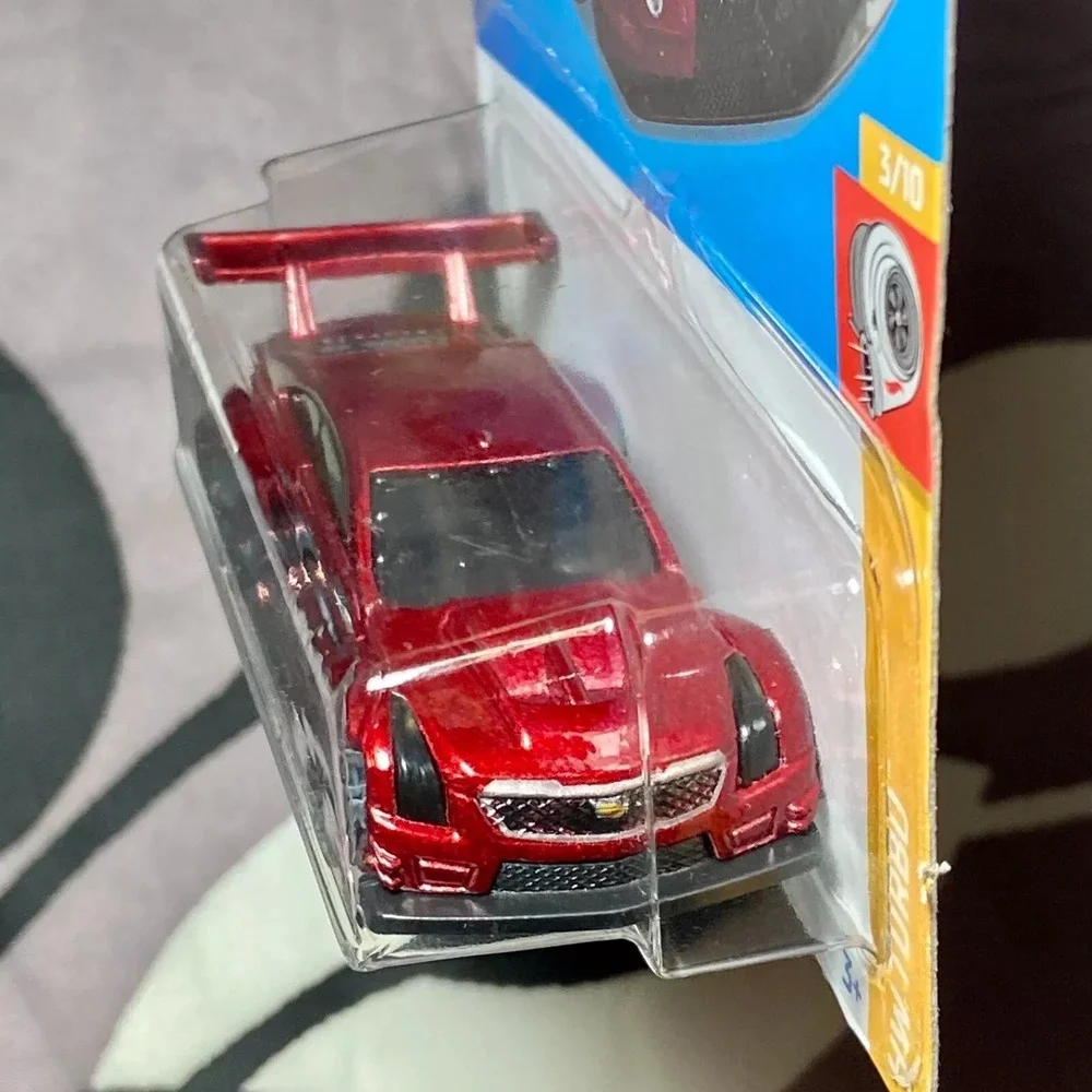 Hot Wheels '16 Cadillac ATS-V R 38/250 Candy Red HW Turbo 3/10 Die-cast NIP 2022